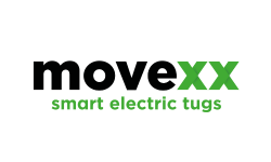 Logo de Movexx: Remolcadores eléctricos para la ergonomía y transporte sin esfuerzo