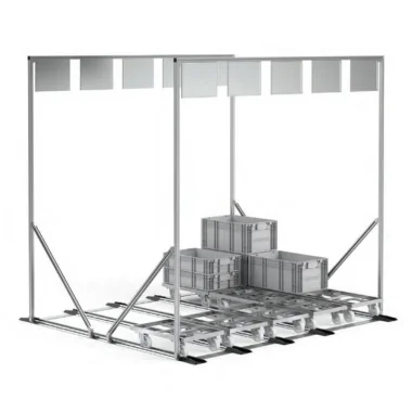 bloksma supermarket flow rack klt arsam