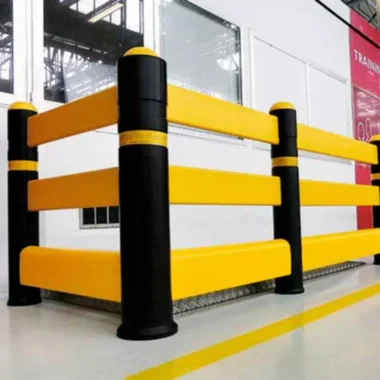 go systems barrera antiimpacto guardarrail industrial