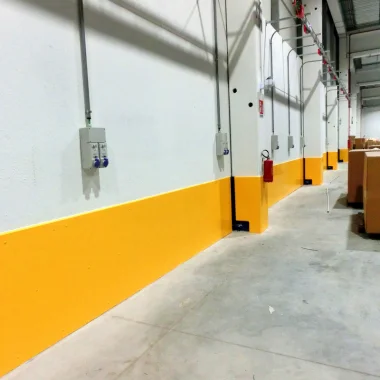 go systems panel antiimpacto revestimiento pared industrial