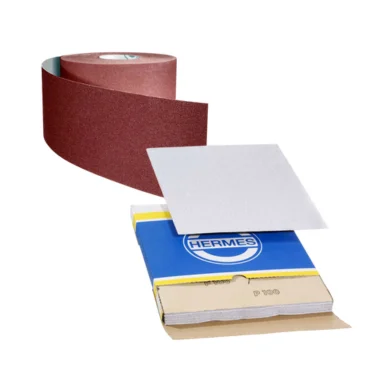 hermes abrasivos flexibles hojas rollos lijas industriales