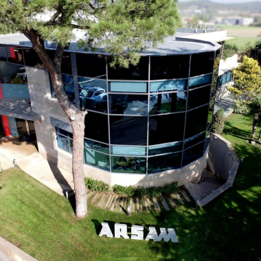 oficinas arsam sede corporativa vista aerea