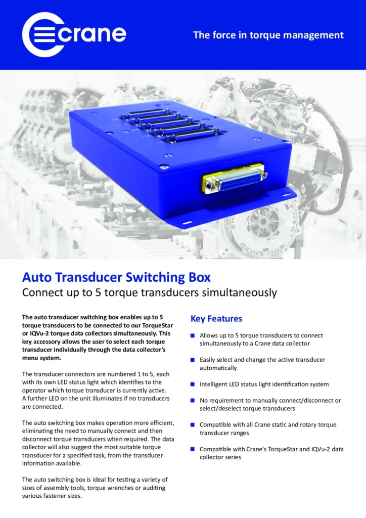 Caja de conmutación automática de transductores