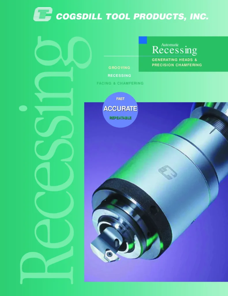Catalogue Cogsdill – Outils de lamage et de dressage