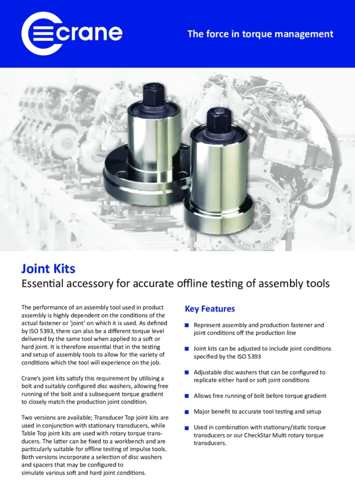 Joint Kits – Kits de simulación de uniones