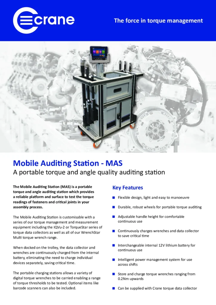 MAS – Estación móvil de auditoría de aprietes