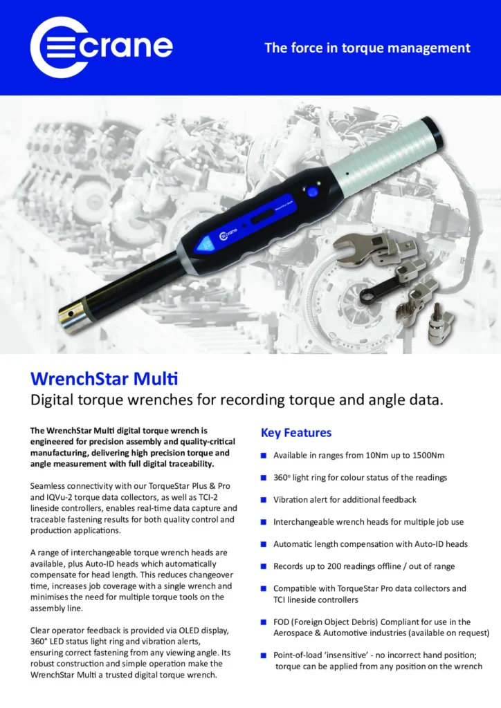 WrenchStar Multi – Llaves dinamométricas digitales